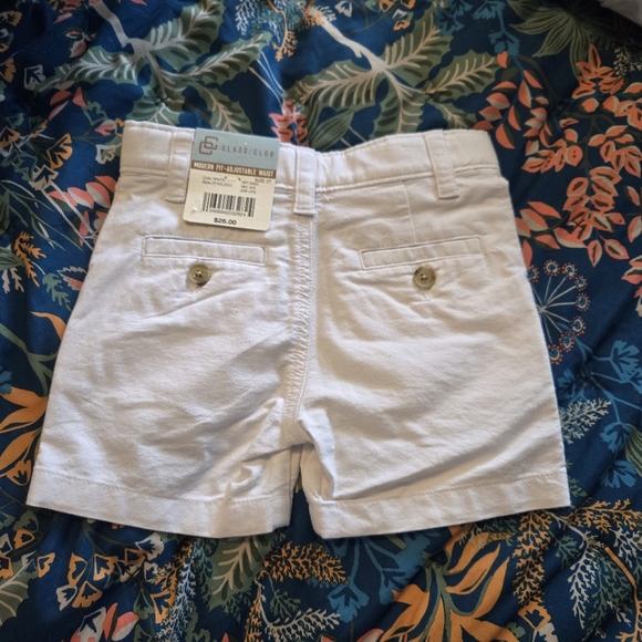 Toddlers White Denim Shorts size 3T - Picture 2 of 5
